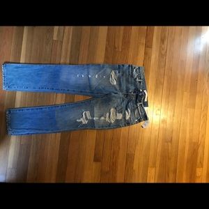 Gap ripped boyfriend jeans